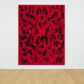 Glenn Ligon — Поле обломков (красное) #1, изображение 2