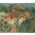 Gustave Loiseau — Улица в деревне, изображение 2