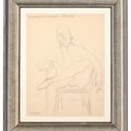 Gustave Loiseau — Группа из восьми портретных набросков: Автопортрет; Винсент Ван Гог; Гюстав Луазо; Поль Гоген; Жильбер Уайт; Анри де Тулуз-Лотрек; Амбруаз Воллар; и Поль Синьяк., изображение 15