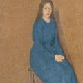 Gwen John — Девушка в голубом платье, изображение 1
