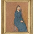Gwen John — Девушка в голубом платье, изображение 2