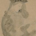 Gwen John — Исследование девушки, читающей, изображение 1
