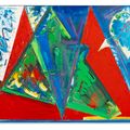 Hans Hofmann — Две пирамиды, изображение 1