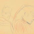 Henri de Toulouse-Lautrec — Двое наедине с женщинами., изображение 1