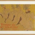Henri de Toulouse-Lautrec — Труппа мадемуазель Эглантин, изображение 2