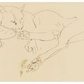 Henri Gaudier-Brzeska — Лежащий Тигр, изображение 1
