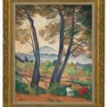 Henri Lebasque — Санари, улица вю-сюр-ле-Кап-Сиси, изображение 2