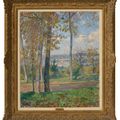 Henri Lebasque — Улица в парке Сен-Клу, изображение 2