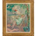 Henri Lebasque — Молодая девушка танцует в саду, изображение 2