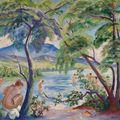 Henri Manguin — Пейсаж-о-бенез, Коломбье, изображение 1