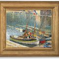 Henri Martin — Барки с Коллиуром (14 июля), изображение 2