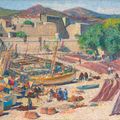 Henri Martin — Порт-де-Кольюр, 14 июля, раздел филе в Греве, изображение 1