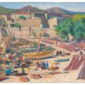 Henri Martin — Порт-де-Кольюр, 14 июля, раздел филе в Греве, изображение 2