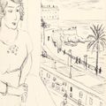 Henri Matisse — Роковая женщина на улице фенетр, Ницца, изображение 1