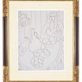 Henri Matisse — Молодая женщина сидит за одним столом, изображение 2