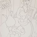 Henri Matisse — Молодая женщина в образе мертвой природы, изображение 1