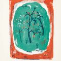 Henri Michaux — Оригинальная акварель на бумаге и две черно-белые литографии, сопровождающие серию лекций Анри Мишо о литографиях ЗАО "Ву-Ки"., изображение 13