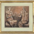 Henry Moore — Женщины, наматывающие шерсть, изображение 2