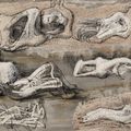 Henry Moore — Лежащие фигуры: Идеи для скульптур ( recto ); Лежащие фигуры и сидящая фигура ( verso ), изображение 1