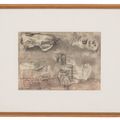 Henry Moore — Лежащие фигуры: Идеи для скульптур ( recto ); Лежащие фигуры и сидящая фигура ( verso ), изображение 4