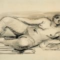 Henry Moore — Лежащая женская фигура, изображение 1