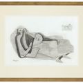 Henry Moore — Лежащая фигура, изображение 2