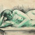 Henry Moore — Лежащая женщина, изображение 1