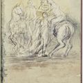 Henry Moore — Лежащая обнаженная, из альбома для зарисовок 1980 года, изображение 6