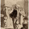 Honoré Daumier — Рынок (Le marché), изображение 1