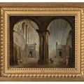 Hubert Robert — Персонажи из одной антикварной галереи, изображение 2