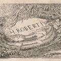 Hubert Robert — Гробница Савалетты де Бюшеле на Троице-де-Мон, Рим ; Галерея для гостей ; и карта посещений художников, изображение 3