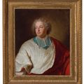 Hyacinthe Rigaud — Портрет кардинала Армана Гастона Максимилиана де Рогана Субиза (1674-1749), в полный рост, с орденом Святого Духа, изображение 2