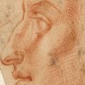 Italian School — Тет-а-тет с молодым человеком в профиле в стиле ля гош, изображение 1