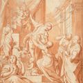 Italian School — Вера, указывающая на связь с пятью чувствами, изображение 1