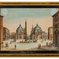 Italian School — Шесть видов Рима, включая замок Святого Ангела, арку Константина, площадь Пьяцца дель Пополо, арку Тита и пирамиду Кая Честиу; и четыре вида Неаполитанского залива с разных точек зрения, в, изображение 14