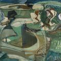 Ivon Hitchens — Первая версия фрески для дома Сесила Шарпа, изображение 1