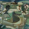 Ivon Hitchens — Первая версия фрески для дома Сесила Шарпа, изображение 3