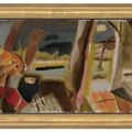 Ivon Hitchens — Интерьер коттеджа, Вечерний, изображение 2