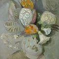 Ivon Hitchens — Цветы в вазе, изображение 1