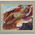 Ivon Hitchens — Фигура на синем фоне, изображение 2