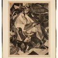 Jacques Villon — Ивонн Д. де профиль, изображение 2