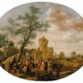 Jan Steen — Деревенская ярмарка с рекламодателем, изображение 1