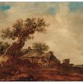 Jan van Goyen — Прогулка по дюнам, рядом с домом для детей, в прериях по-арьерски-план, изображение 2