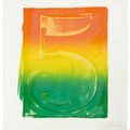 Jasper Johns — Серия цветных цифр, изображение 6