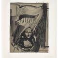 Jasper Johns — Рисунок 7, из серии черных цифр, изображение 1