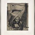 Jasper Johns — Рисунок 7, из серии черных цифр, изображение 2
