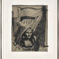 Jasper Johns — Рисунок 7, из серии черных цифр, изображение 2