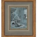 Jean Baptiste Oudry — Кот и два воробья (Жан де Лафонтен, Избранные басни, книга XII, басня II), изображение 2