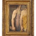 Jean Dominique Ingres — Два этюда о бюстгальтерах для фигур, изображающих апеллирующую к дому картину', изображение 2
