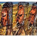 Jean Dubuffet — Трое бедуинов, изображение 1